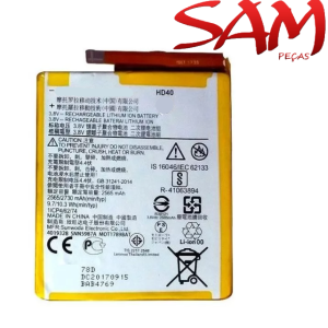 BATERIA MOTOROLA Z2 FORCE / HD40