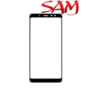 VIDRO SAMSUNG A8/A530 PRETO