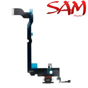 CONECTOR COM FLEX/PLACA IPHONE XS MAX